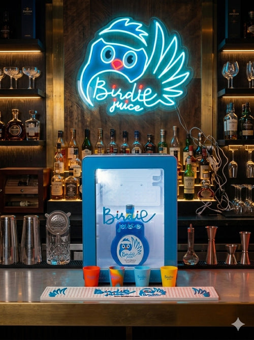 Birdie Juice Bar Setup - Birdie Juice Official Merchandise